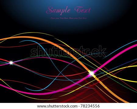 vector illustration of abstract colorful background Royalty-Free Stock Photo #78234556