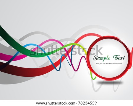 vector illustration of abstract colorful background Royalty-Free Stock Photo #78234559