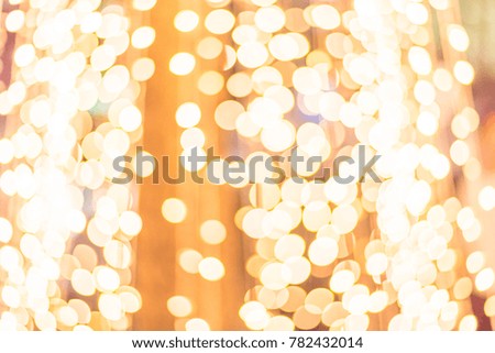 Light abstract bokeh background by blur or defocused at light element use for background or wallpaper in new year festive or christmas concept