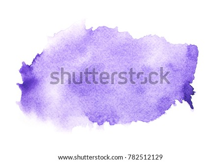 purple watercolor splash stroke background. by drawing