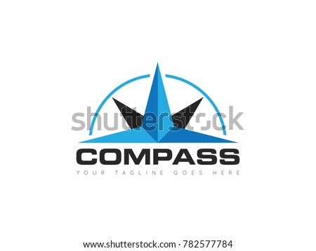 compass concept logo, icon, symbol, ilustration design template