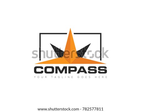 compass concept logo, icon, symbol, ilustration design template