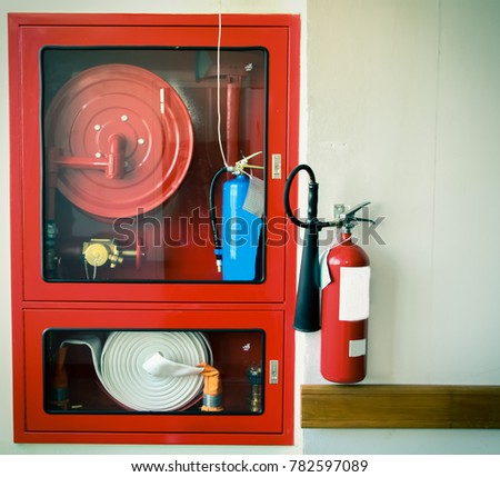Fire extinguishers are already installed.