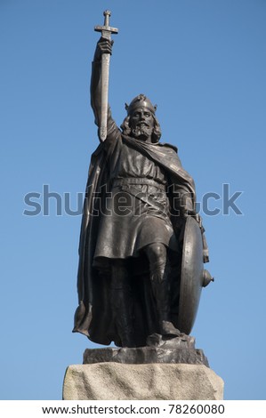 Statue of Alfred the Great Royalty-Free Stock Photo #78260080