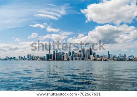 Beautiful panorama of Toronto 