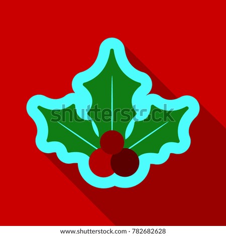 Oak leaves with acorn natural logotype isolated on background