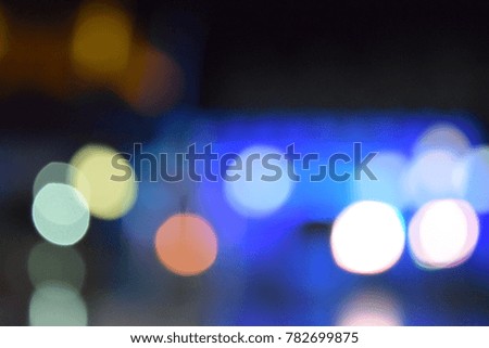 Abstract soft bokeh blur circles on Background 