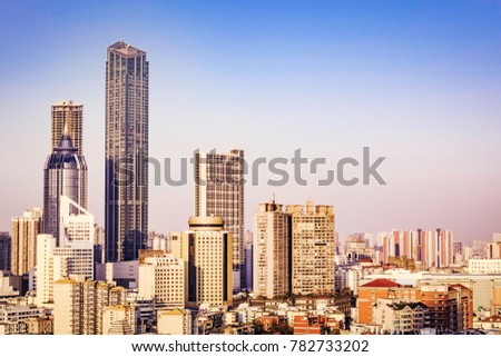 The city skyline