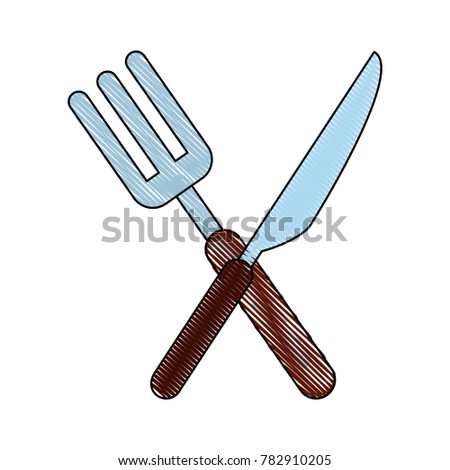 Restaurant cutlery symbol