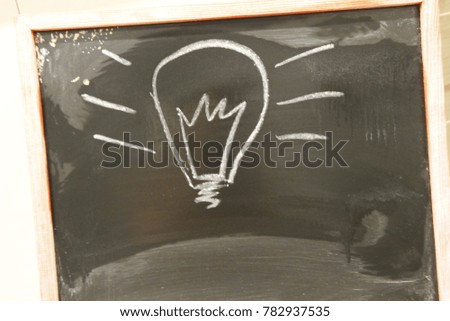 chart chalk board icon