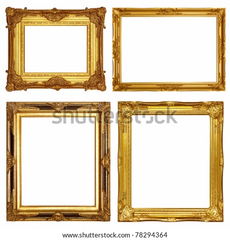 Gold frames, similar sets available four options available to format