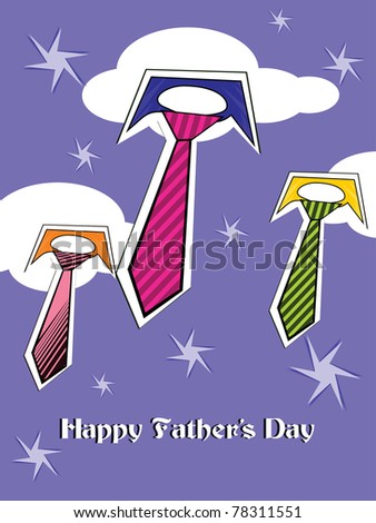 abstract background with colorful tie, illustration