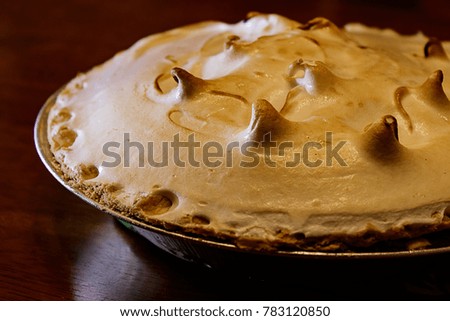close up of top of pie 