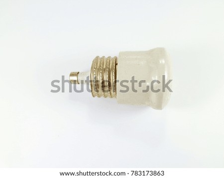 electric fuses on a white background