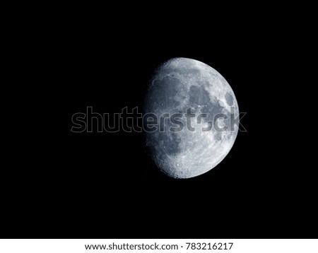 Moon as background / The Moon is an astronomical body that orbits planet Earth, being Earth's only permanent natural satellite.