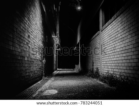 Dark Alleyway Background Stock Photos And Images Avopix Com