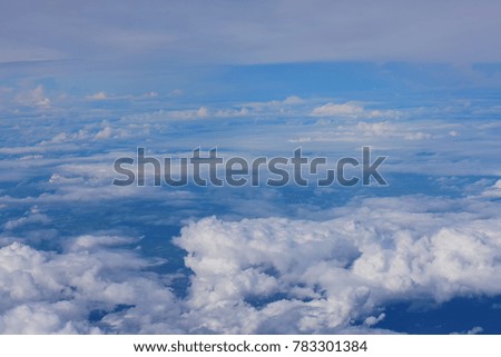 blue sky background with white clouds 