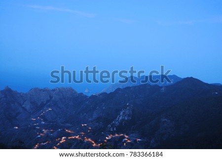 After Sunset View of Tenerife 