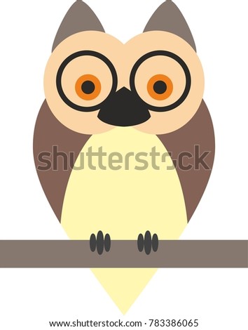 Owl with the glasses