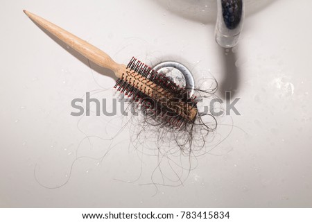 Hair loss problem. Losing a lot of hair when combing or brushing hair. You are stimulating hair loss problem by brushing them when shower.
