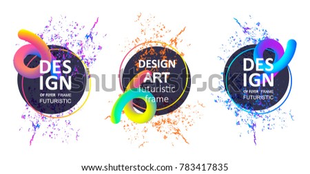 Vector framework for text. Modern graphics for hipsters. abstraction, splashes of paint on the background. an element of design of business cards, invitations, gift cards, leaflets and brochures. recr Royalty-Free Stock Photo #783417835