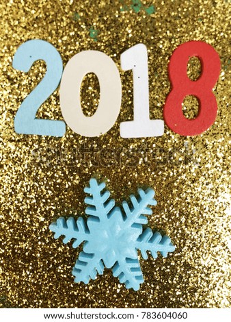 glitter 2018. 2018 date on glitter background. sparkle 2018. concept 2018 wallpaper for instagram. 
