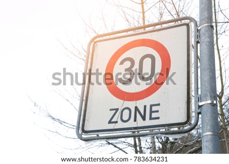 Street Road signs 