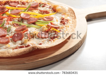 tasty pizza cuisine