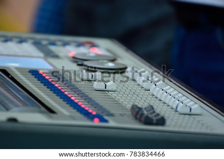 Professional Digital Sound and Recording Console 