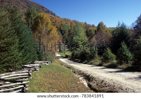 Fall Appalachian Country Road