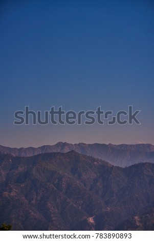                                Himalaya mountains view