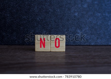 NO , on wood cube 