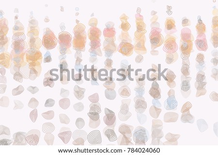 Abstract conceptual geometric rounded shapes. Good for web page, graphic design, catalog, texture or background. Vector illustration graphic.