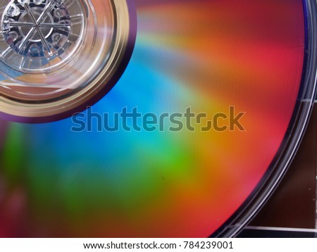 a coloured cd