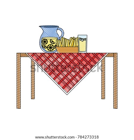 picnic image vector illustration