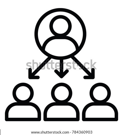 Line vector icon design of partners Royalty-Free Stock Photo #784360903