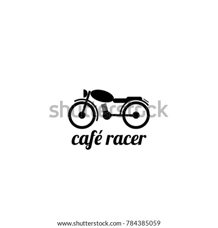 cafe racer icon vector