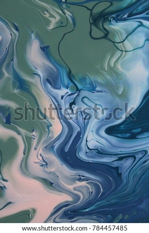 Green and blue marble texture