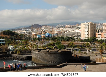 Hills of the City Santa Gruz de Tenerife