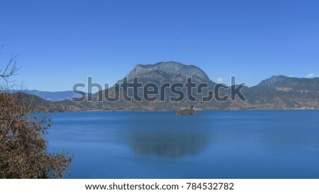 Lugu Lake, Lijiang City, Yunnan Province natural landscape