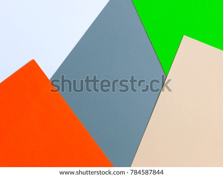 colorful background of paper in copy space minimal concept