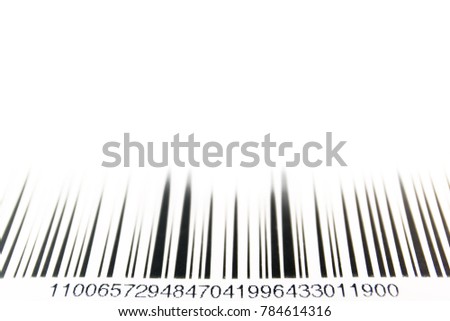 Barcode with number