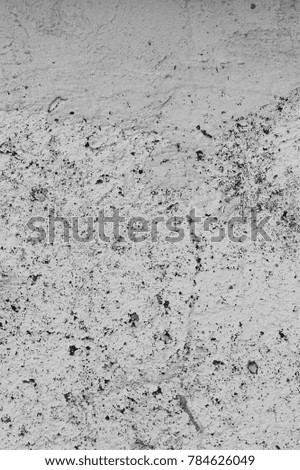 The vertical view of old,white, grey grunge concrete texture or background. Copy space. graphical resource