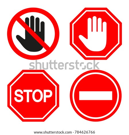 STOP-SIGN-VECTOR Stock Vector Images - Avopix.com