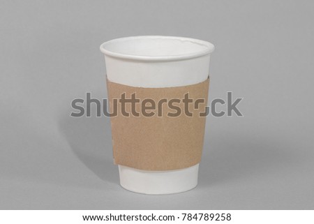 Paper cup without brand
