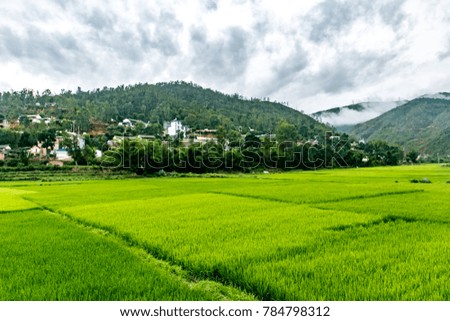 Dali Prefecture Nanjian County rural landscape