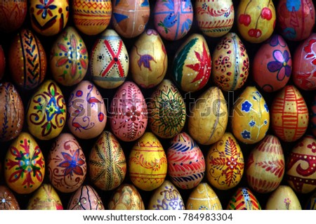 easter eggs art colour tradition 