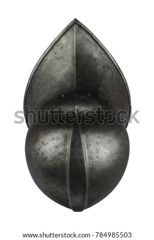 medieval knight European infantry helmet Salad
