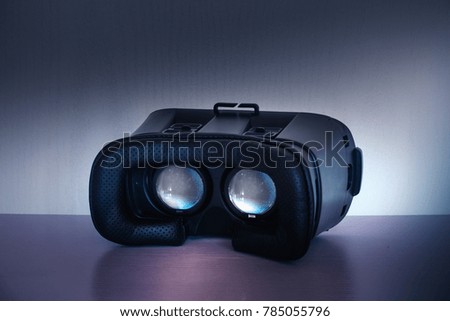 Virtual reality glasses, Future technology equipment concept.