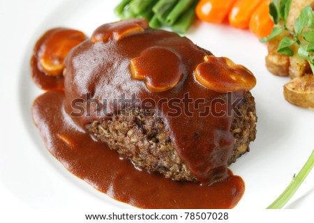 salisbury steak with mushroom gravy